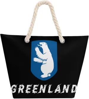 Tote Bag Large Handles Beach Bag with Zipper for Shopping Groceries Travel Outdoors Swim Pool Bag