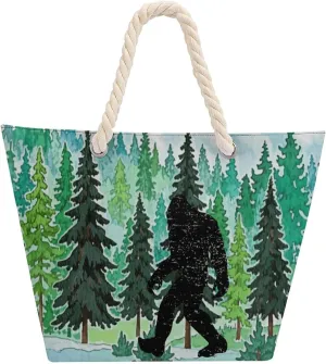 Tote Bag Large Handles Beach Bag with Zipper for Shopping Groceries Travel Outdoors Swim Pool Bag