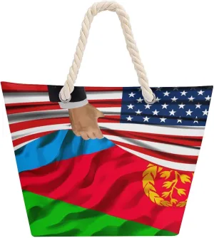 Tote Bag Large Handles Beach Bag with Zipper for Shopping Groceries Travel Outdoors Swim Pool Bag