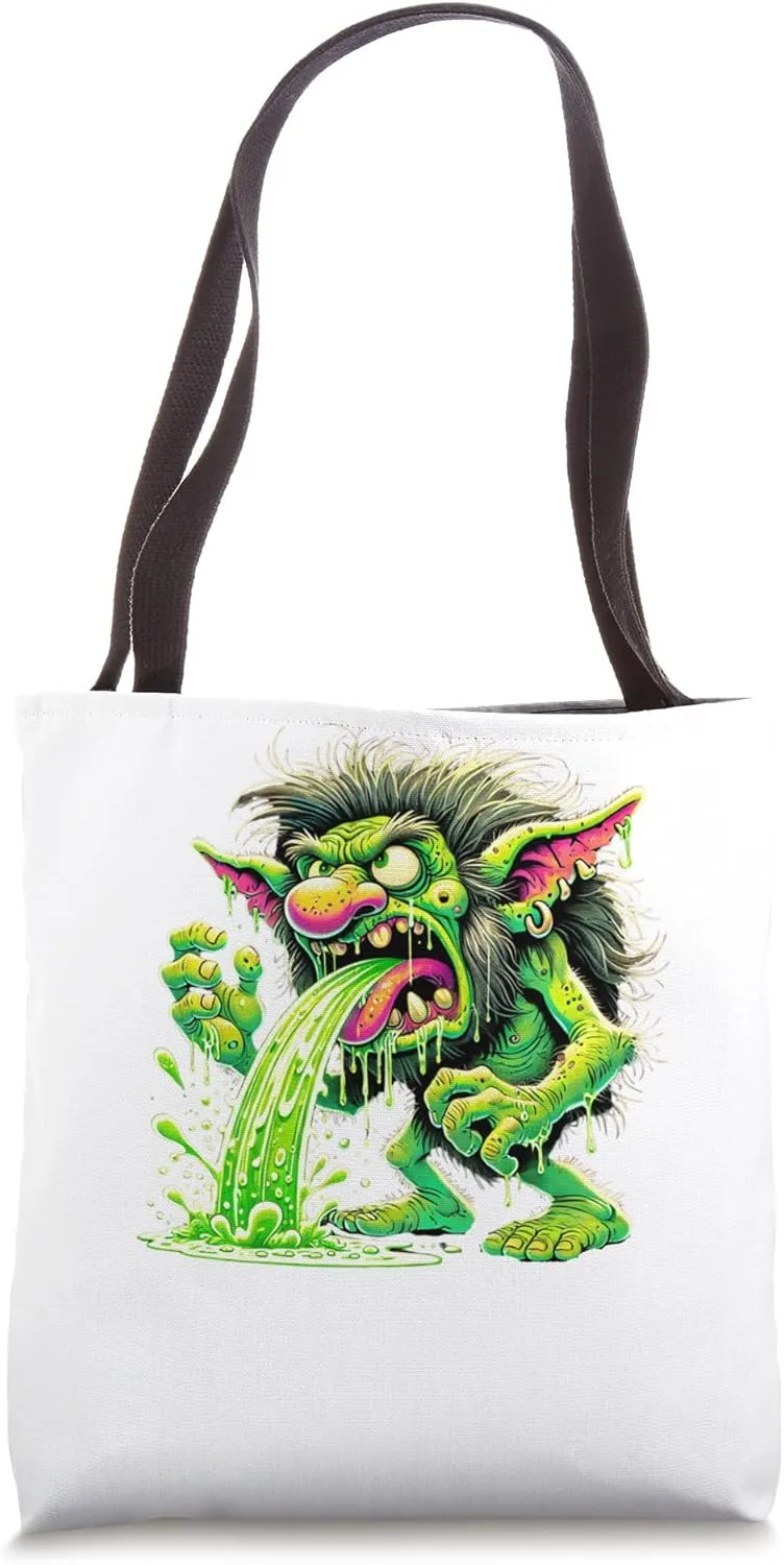Toxic Troll Slime Spew Tote Bag
