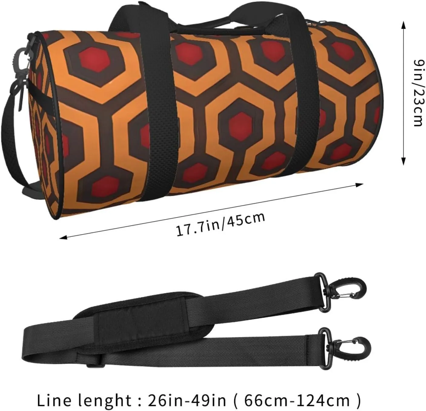 Travel Bag For Women,Shining Overlook Print Personal Item Duffle Bags,Weekend Travel Duffel Tote Bag,Travel Sport Gym Bag For Men,Airplane Travel Essentials For Flying