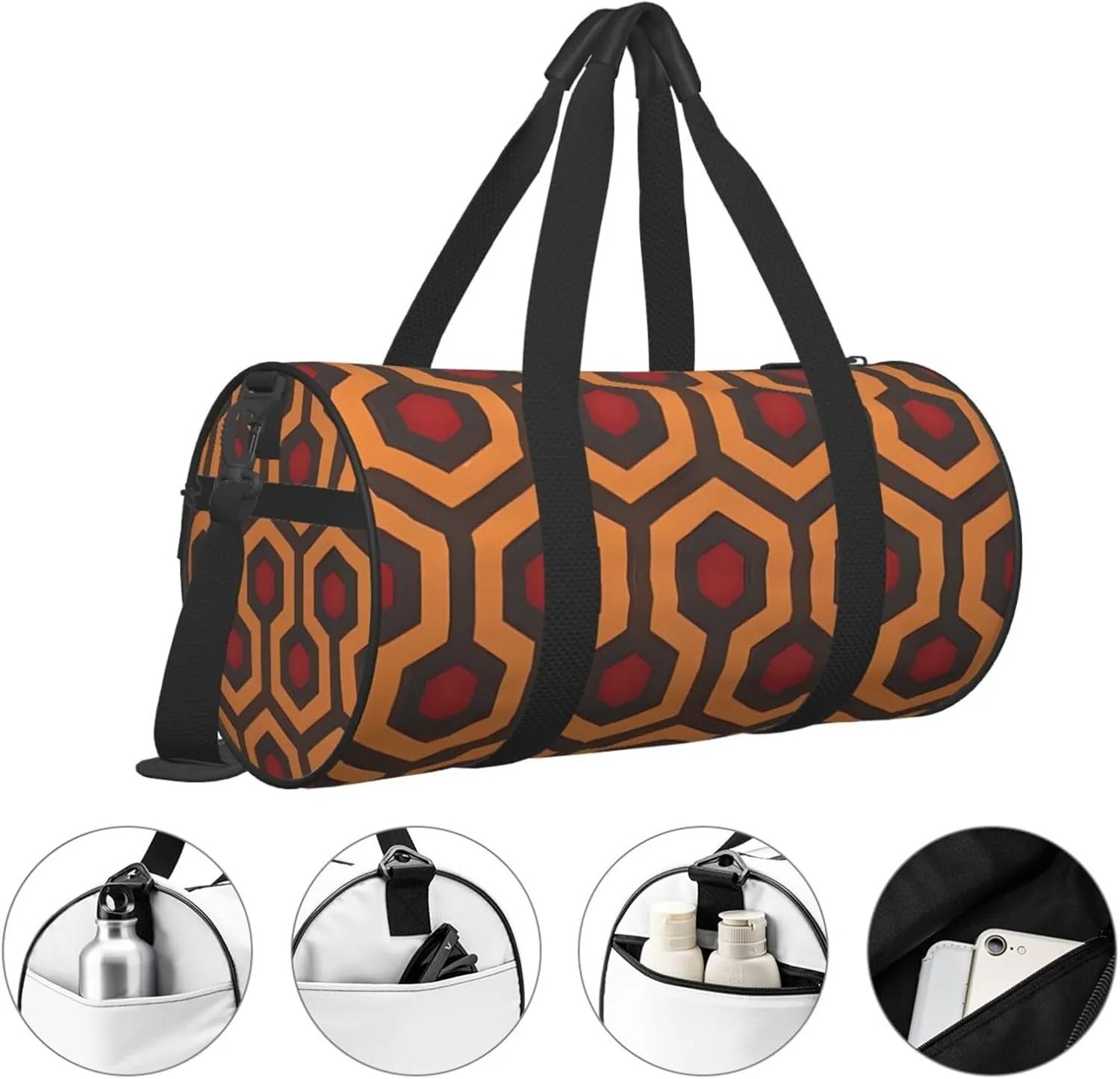 Travel Bag For Women,Shining Overlook Print Personal Item Duffle Bags,Weekend Travel Duffel Tote Bag,Travel Sport Gym Bag For Men,Airplane Travel Essentials For Flying