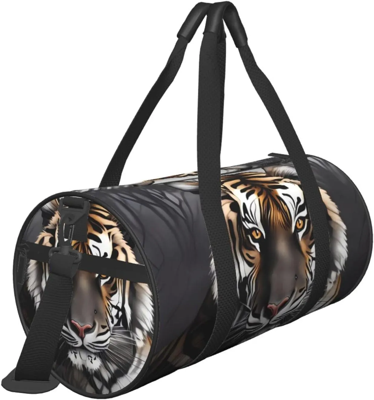 Travel Bag For Women,Tiger At Rest Print Personal Item Duffle Bags,Weekend Travel Duffel Tote Bag,Travel Sport Gym Bag For Men,Airplane Travel Essentials For Flying