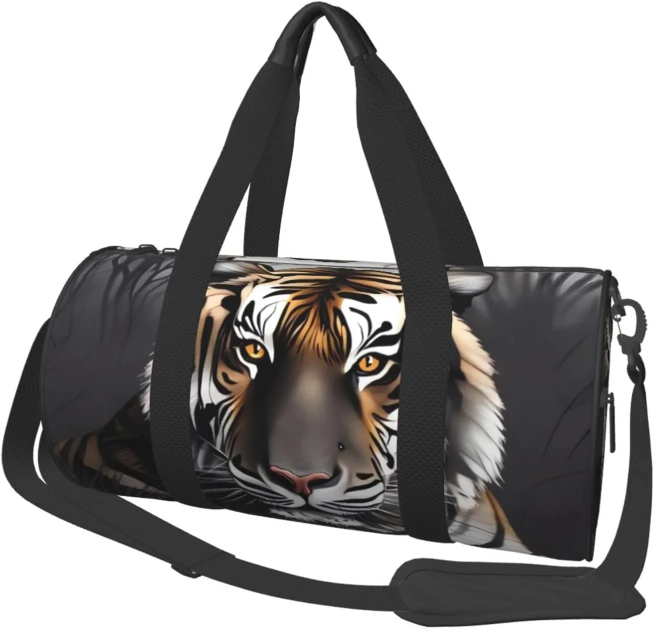 Travel Bag For Women,Tiger At Rest Print Personal Item Duffle Bags,Weekend Travel Duffel Tote Bag,Travel Sport Gym Bag For Men,Airplane Travel Essentials For Flying