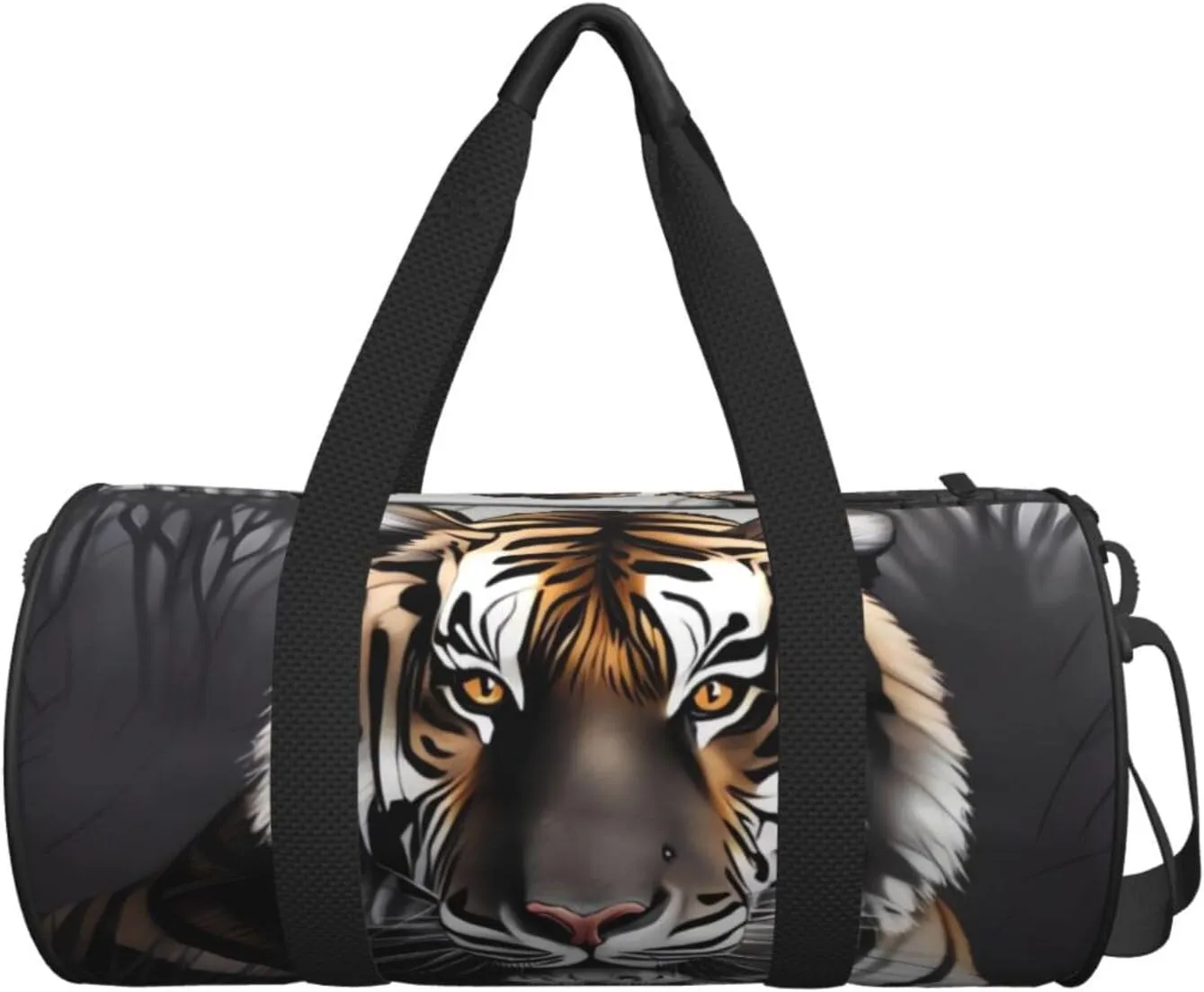 Travel Bag For Women,Tiger At Rest Print Personal Item Duffle Bags,Weekend Travel Duffel Tote Bag,Travel Sport Gym Bag For Men,Airplane Travel Essentials For Flying