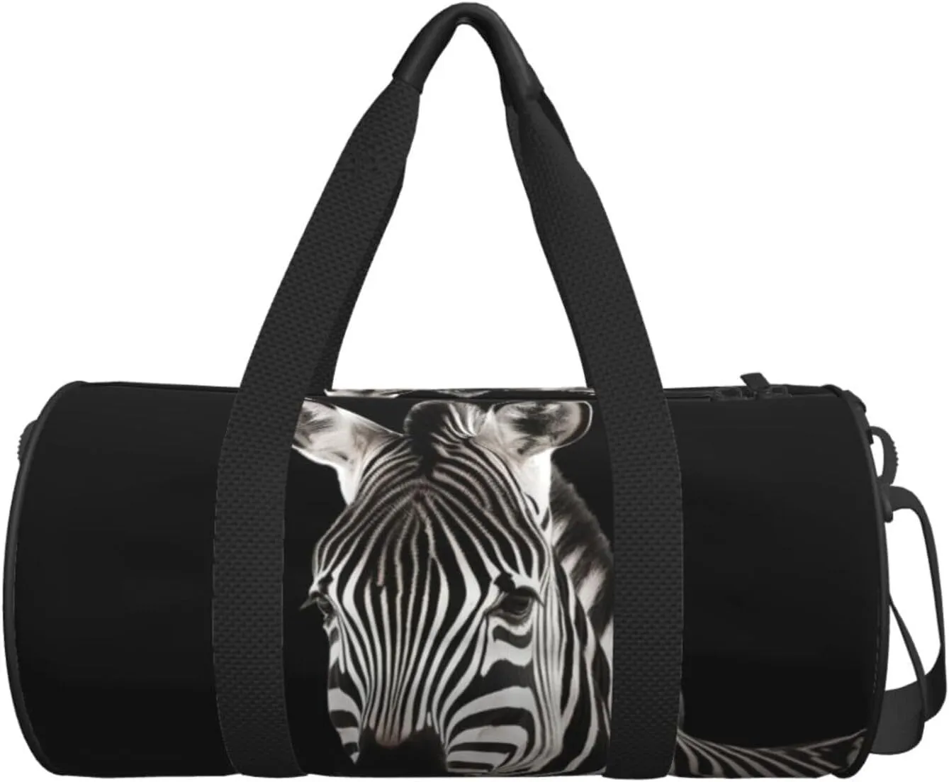 Travel Bag For Women,Zebra Print Personal Item Duffle Bags,Weekend Travel Duffel Tote Bag,Travel Sport Gym Bag For Men,Airplane Travel Essentials For Flying