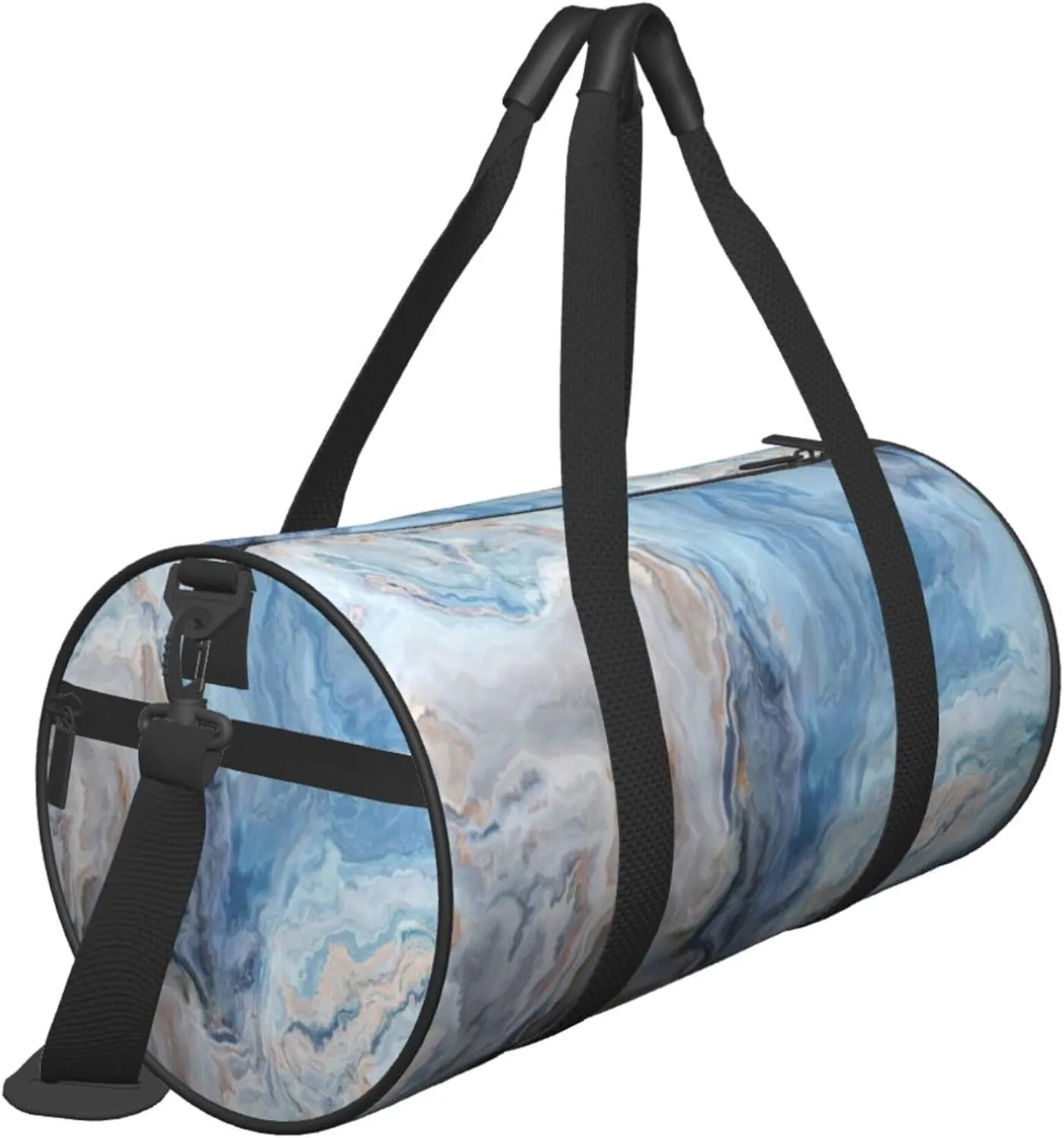 Travel Duffel Bag Blue Marble Workout Bag For Woman Dance Bag Weekender Bag Man Tote Gym Bag Hospital Bag For Labor And Delivery Overnight Bag Luggage Bag