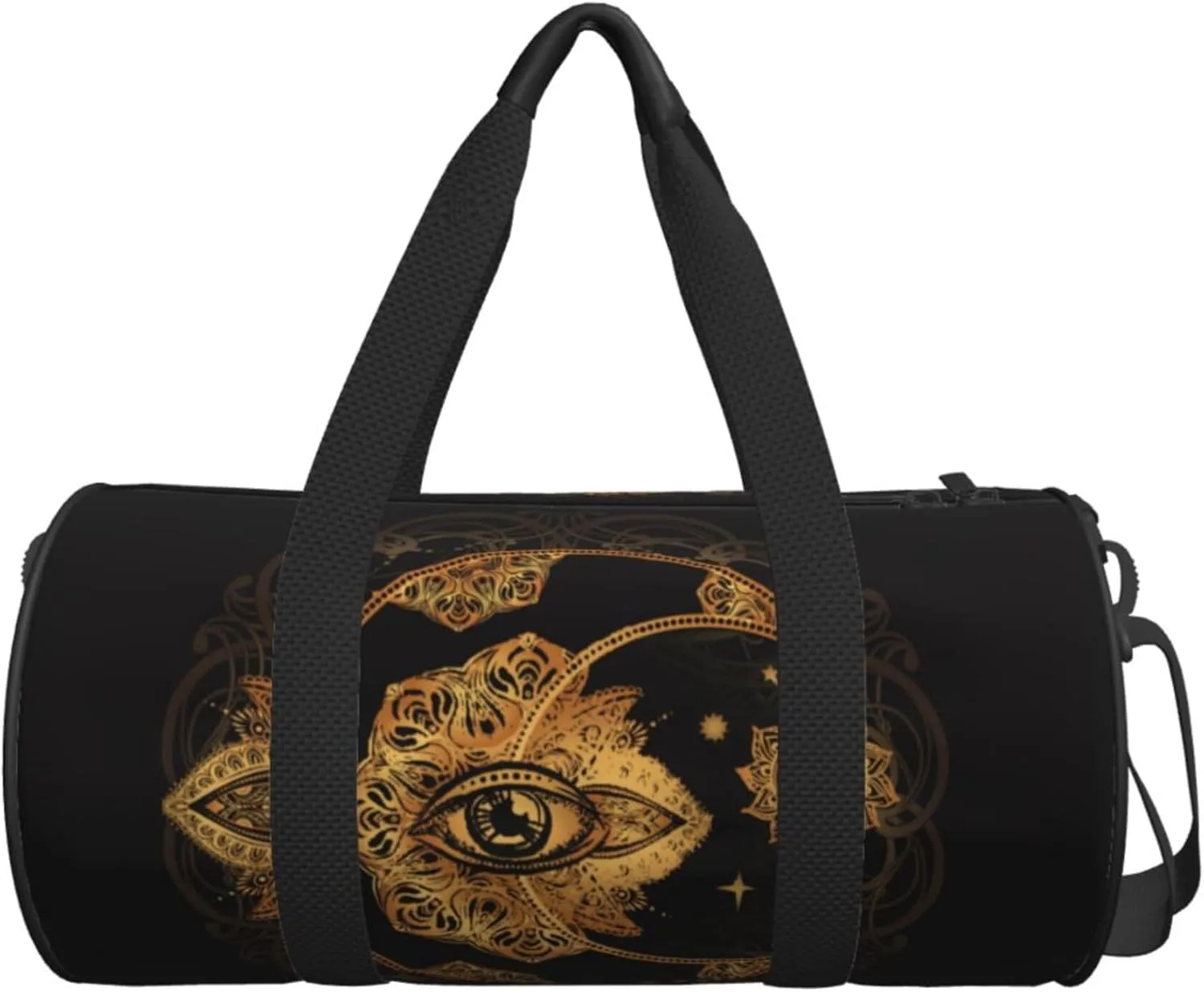 Travel Duffel Bag Bohemia Moon Sun Workout Bag For Woman Dance Bag Weekender Bag Man Tote Gym Bag Hospital Bag For Labor And Delivery Overnight Bag Luggage Bag