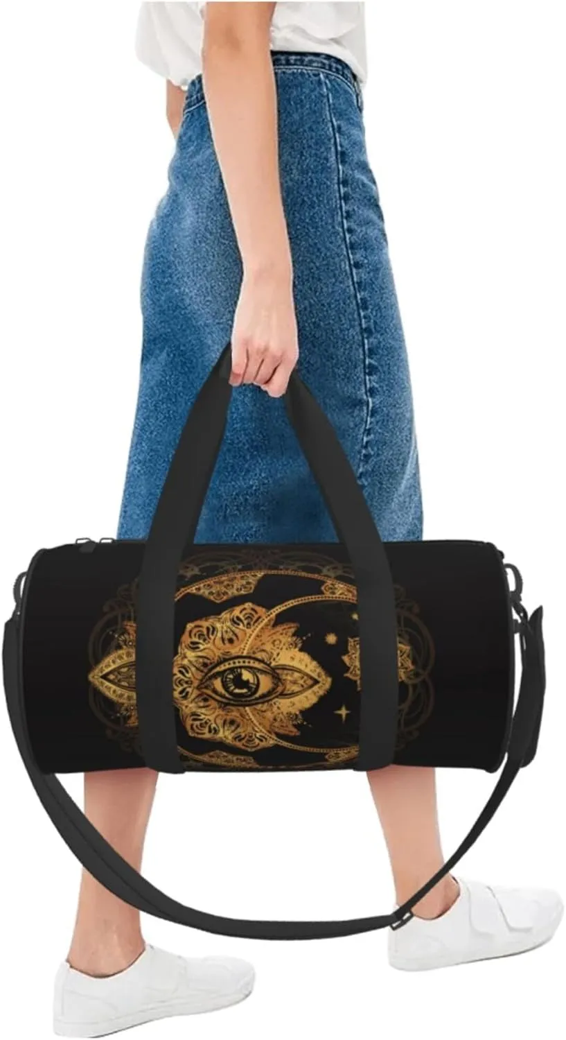 Travel Duffel Bag Bohemia Moon Sun Workout Bag For Woman Dance Bag Weekender Bag Man Tote Gym Bag Hospital Bag For Labor And Delivery Overnight Bag Luggage Bag