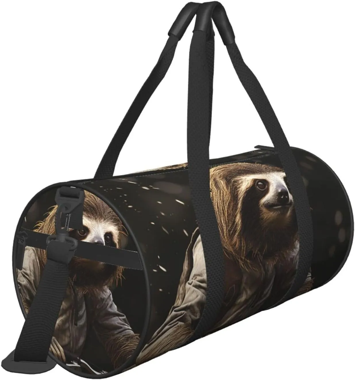 Travel Duffel Bag Cycling Sloth Weekender Overnight Bag For Men Women Large Capacity Sports Gym Bag Canvas Carry On Tote Bags For Travel Yoga