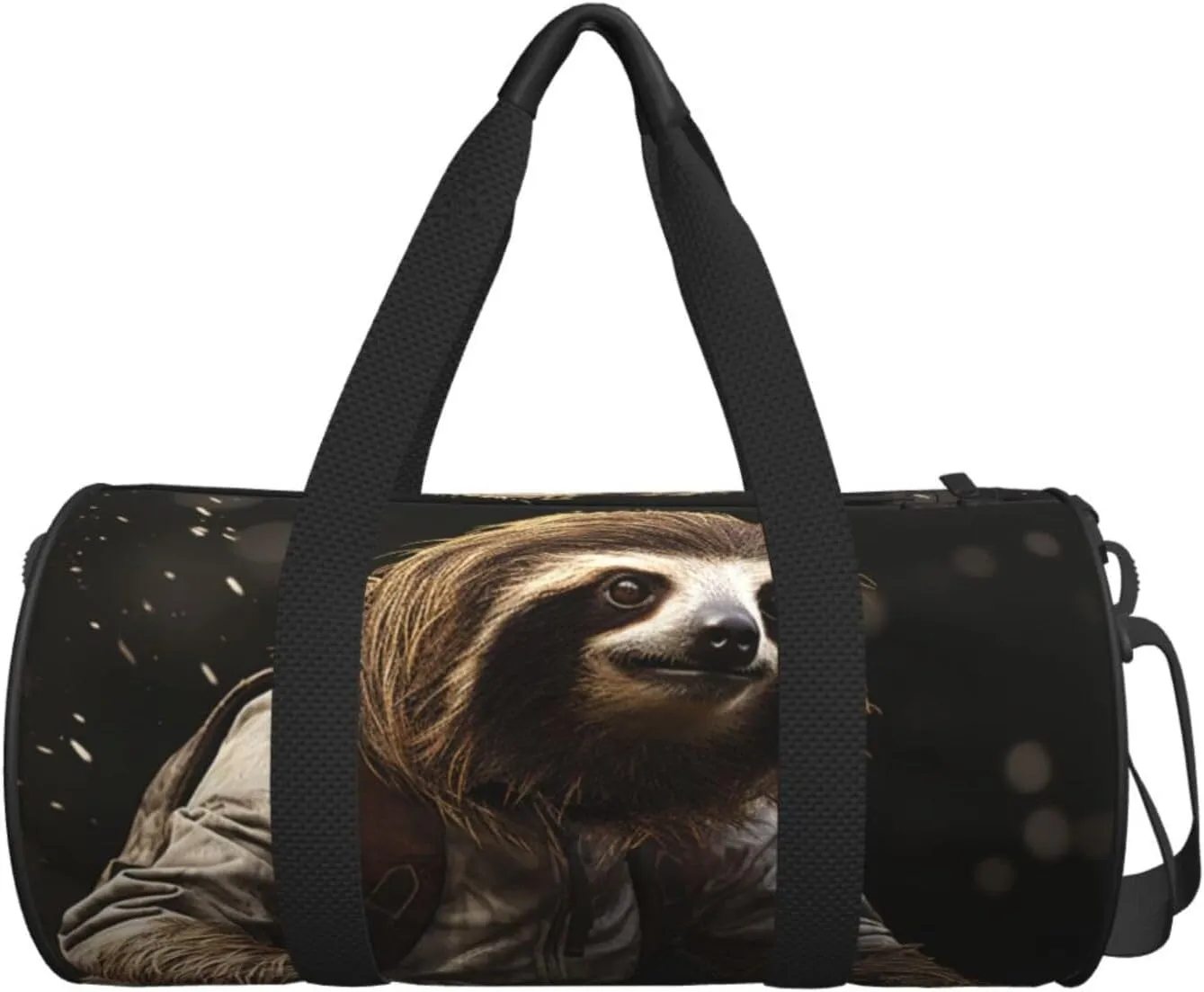 Travel Duffel Bag Cycling Sloth Weekender Overnight Bag For Men Women Large Capacity Sports Gym Bag Canvas Carry On Tote Bags For Travel Yoga