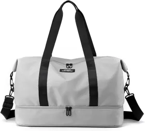 Travel Duffel Bag for Women and Men Foldable Weekender Overnight Bag
