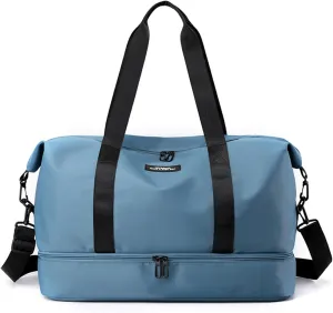 Travel Duffel Bag for Women and Men Foldable Weekender Overnight Bag