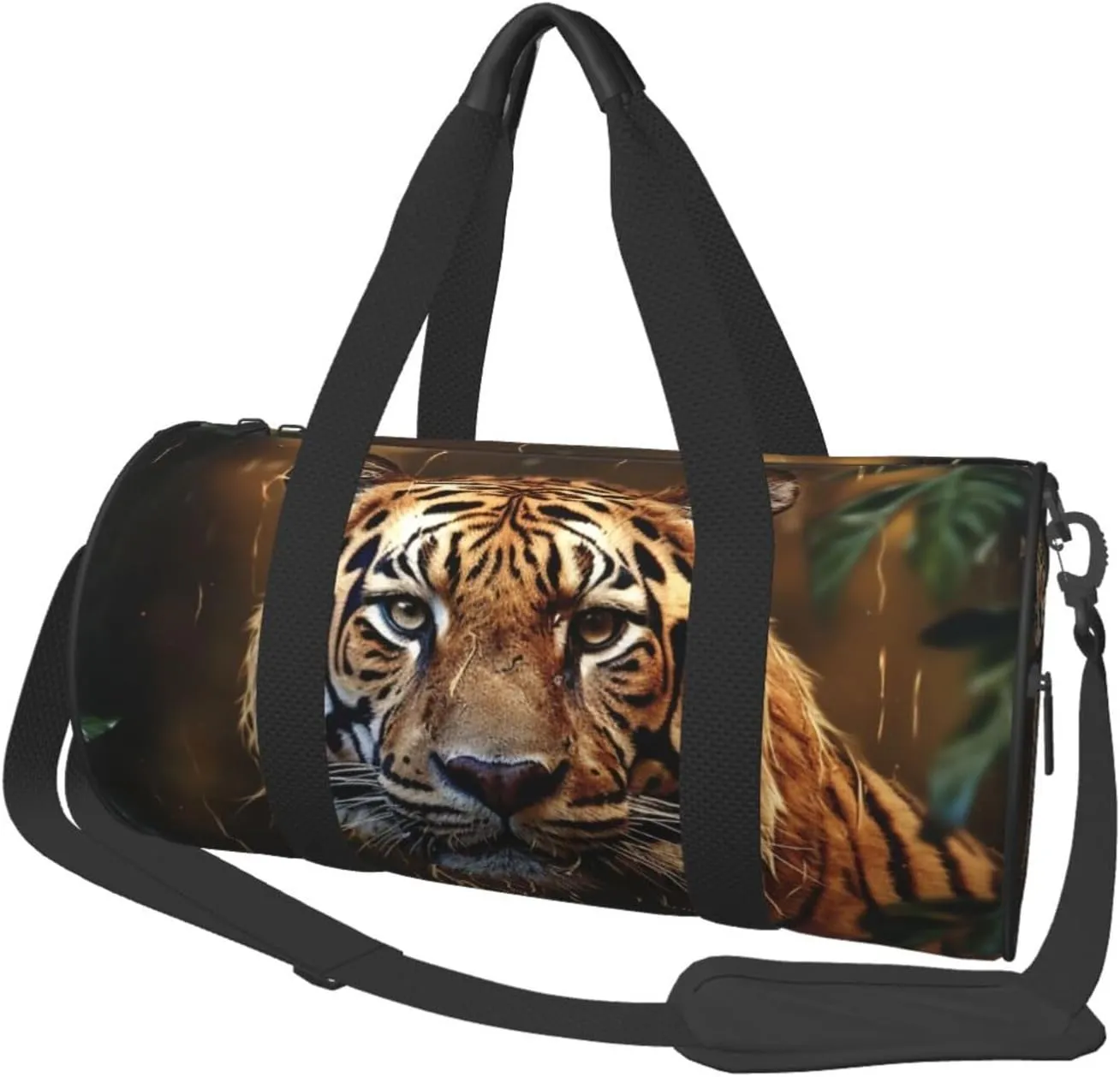 Travel Duffel Bag Leopard In The Woods Weekender Overnight Bag For Men Women Large Capacity Sports Gym Bag Canvas Carry On Tote Bags For Travel Yoga