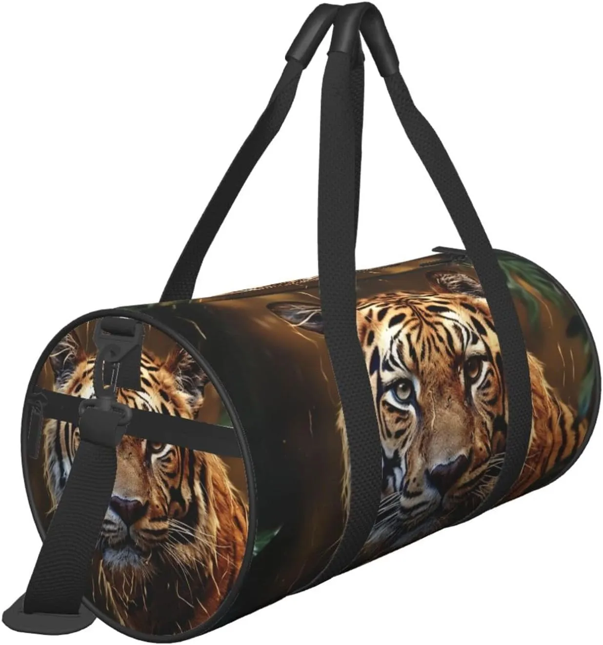 Travel Duffel Bag Leopard In The Woods Weekender Overnight Bag For Men Women Large Capacity Sports Gym Bag Canvas Carry On Tote Bags For Travel Yoga