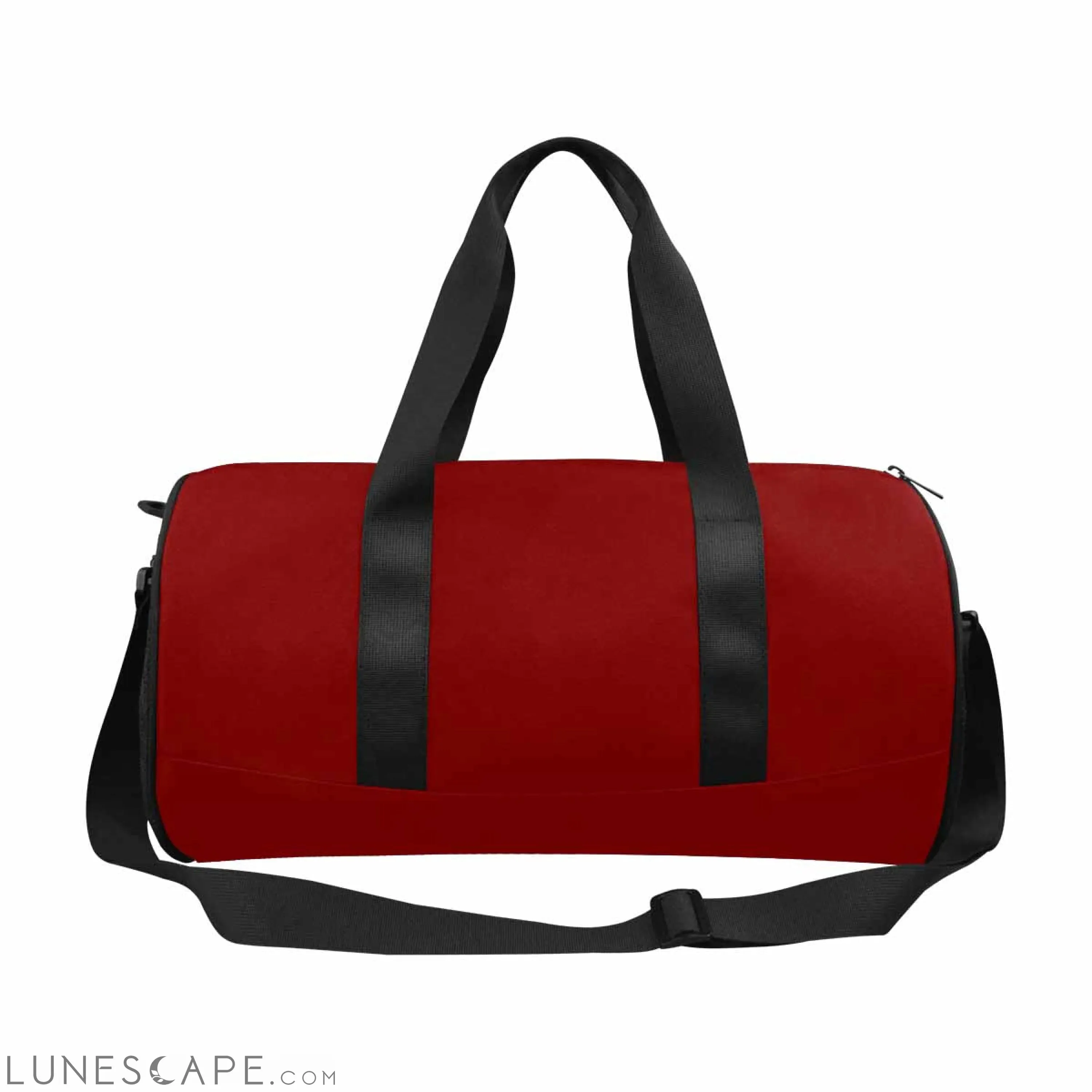 Travel Duffel Bag - Maroon Red - Carry