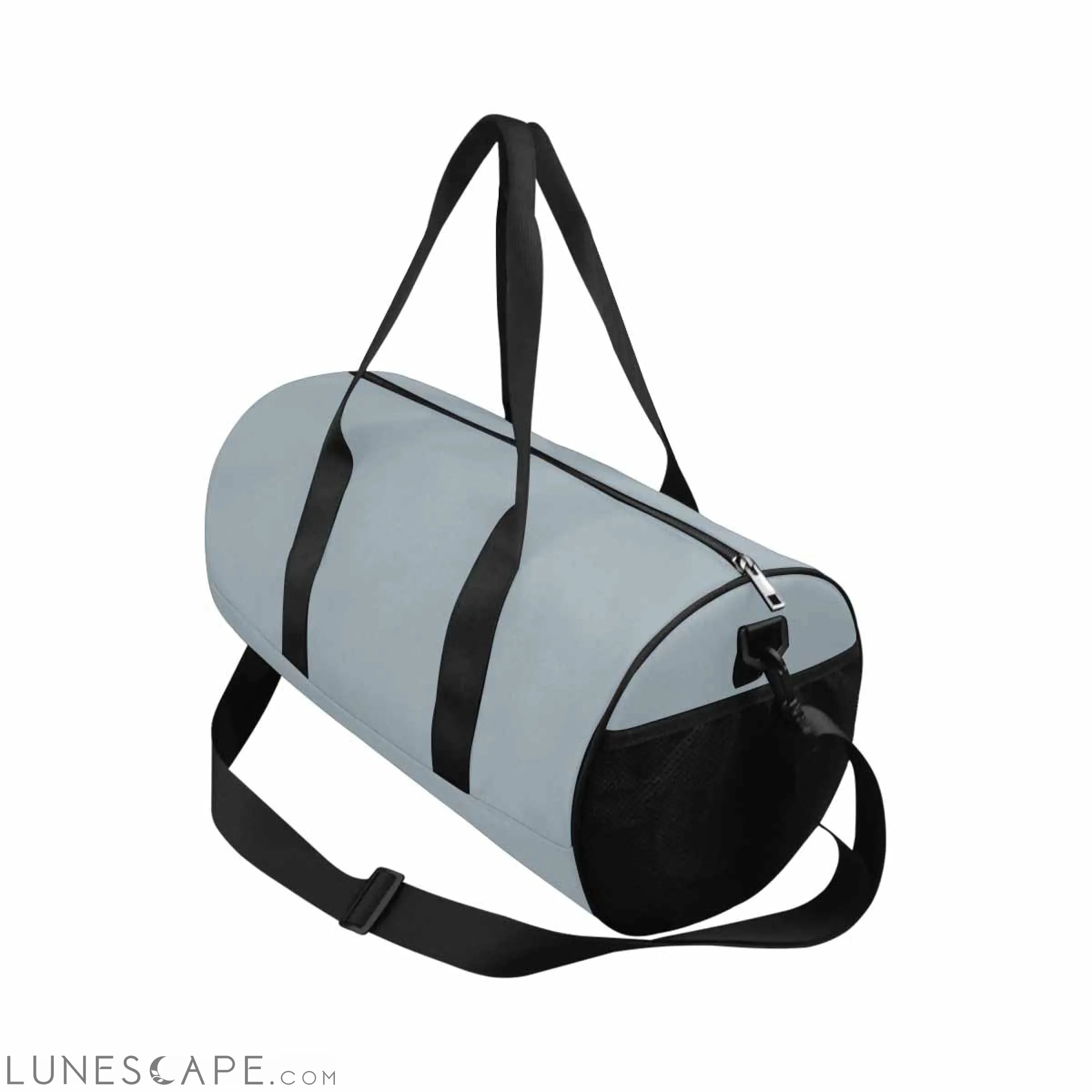 Travel Duffel Bag - Misty Blue Gray - Carry
