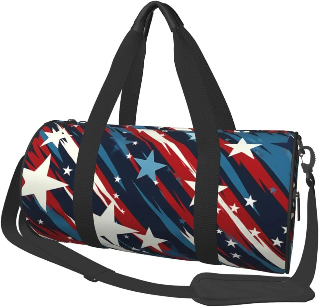 Travel Duffel Bag Stars Stripes Weekender Overnight Bag For Men Women Large Capacity Sports Gym Bag Canvas Carry On Tote Bags For Travel Yoga
