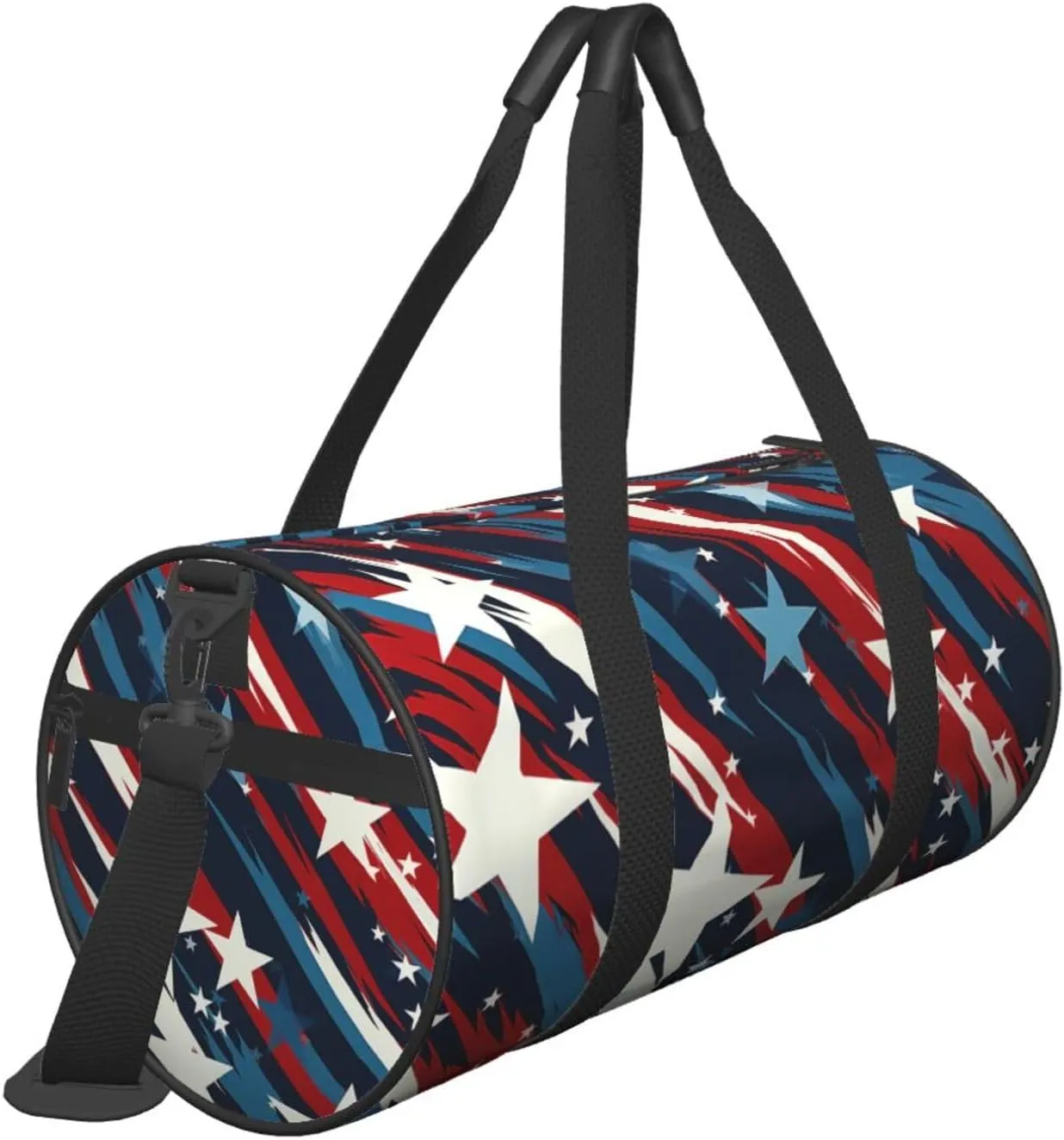 Travel Duffel Bag Stars Stripes Weekender Overnight Bag For Men Women Large Capacity Sports Gym Bag Canvas Carry On Tote Bags For Travel Yoga