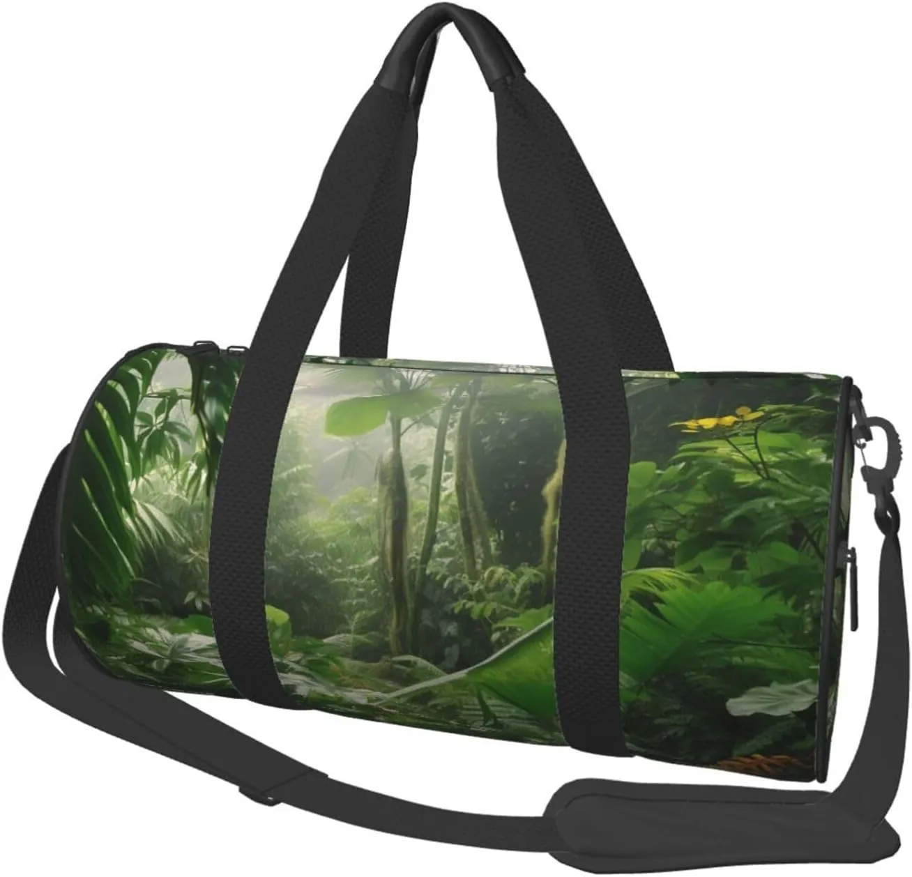 Travel Duffel Bag Tropical Rainforest Weekender Overnight Bag For Men Women Large Capacity Sports Gym Bag Canvas Carry On Tote Bags For Travel Yoga