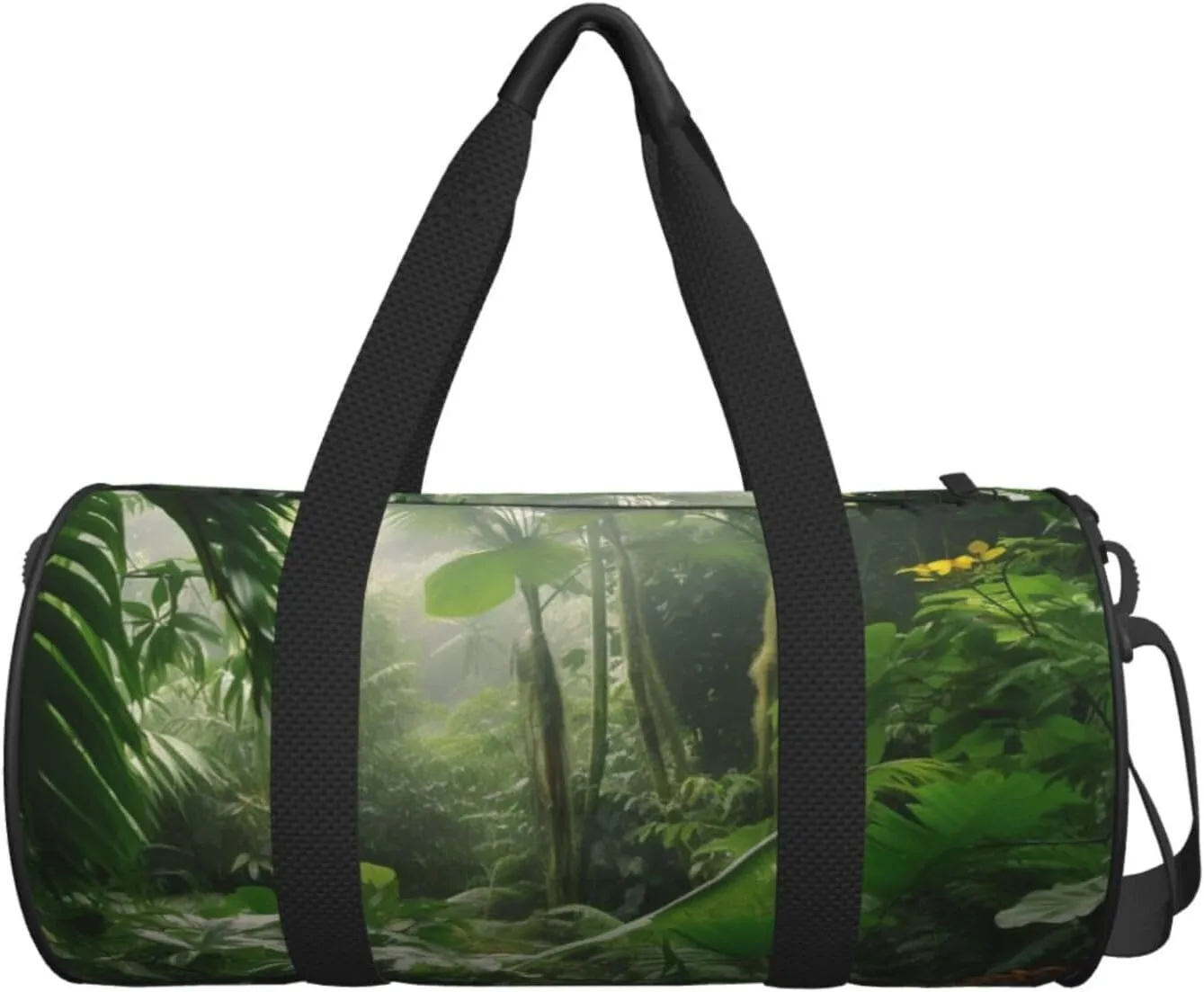 Travel Duffel Bag Tropical Rainforest Weekender Overnight Bag For Men Women Large Capacity Sports Gym Bag Canvas Carry On Tote Bags For Travel Yoga