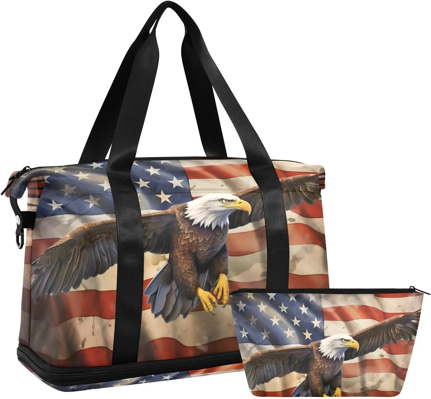 Travel Duffel Gym Sports Luggage Bag Expandable Large Capacity Glede Flag 3 Sports Bag for Women and Men