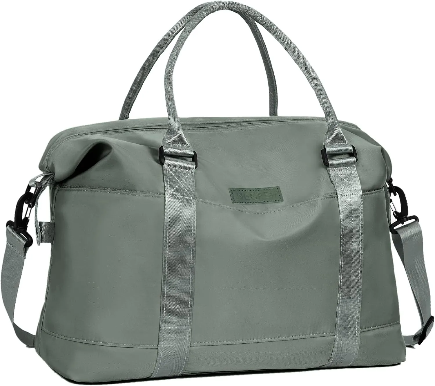 Travel Duffle, Waterproof Gym Weekender Overnight Tote Carry On with Luggage Sleeve, Dry Wet Pocket, Labor Delivery Hospital Bag