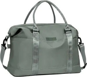 Travel Duffle, Waterproof Gym Weekender Overnight Tote Carry On with Luggage Sleeve, Dry Wet Pocket, Labor Delivery Hospital Bag