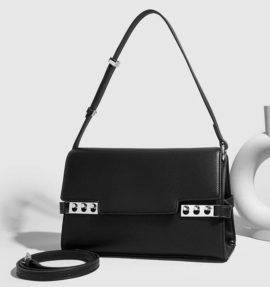 Trendy Vegan Leather Clutch Purses for Women Small Crossbody Shoulder Bag Ladies Top-Handle Handbags Satchels 2025