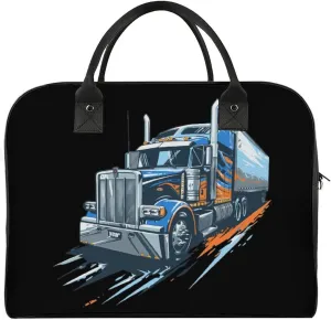 Truck Year Trucker Truck Driver Travel Duffel Bag Weekender Overnight Shoulder Bags Luggage Carrying Tote for Men Women