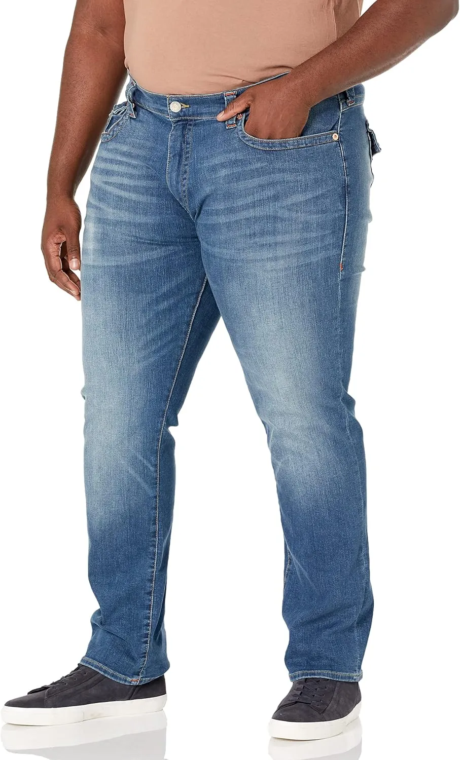 True Religion Men's Ricky Flap 34 Inseam