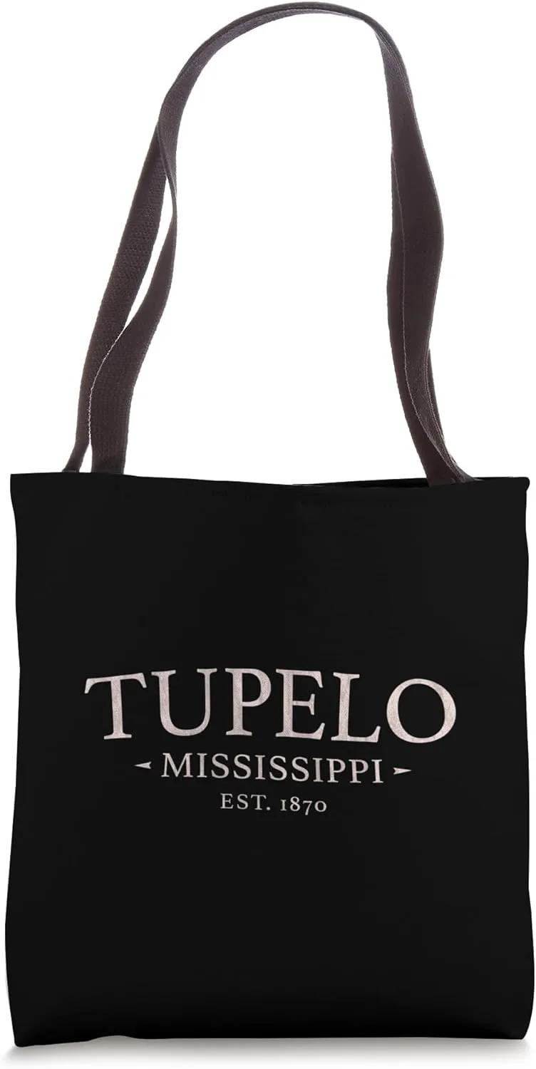 Tupelo Mississippi - Simple Tupelo MS Tote Bag