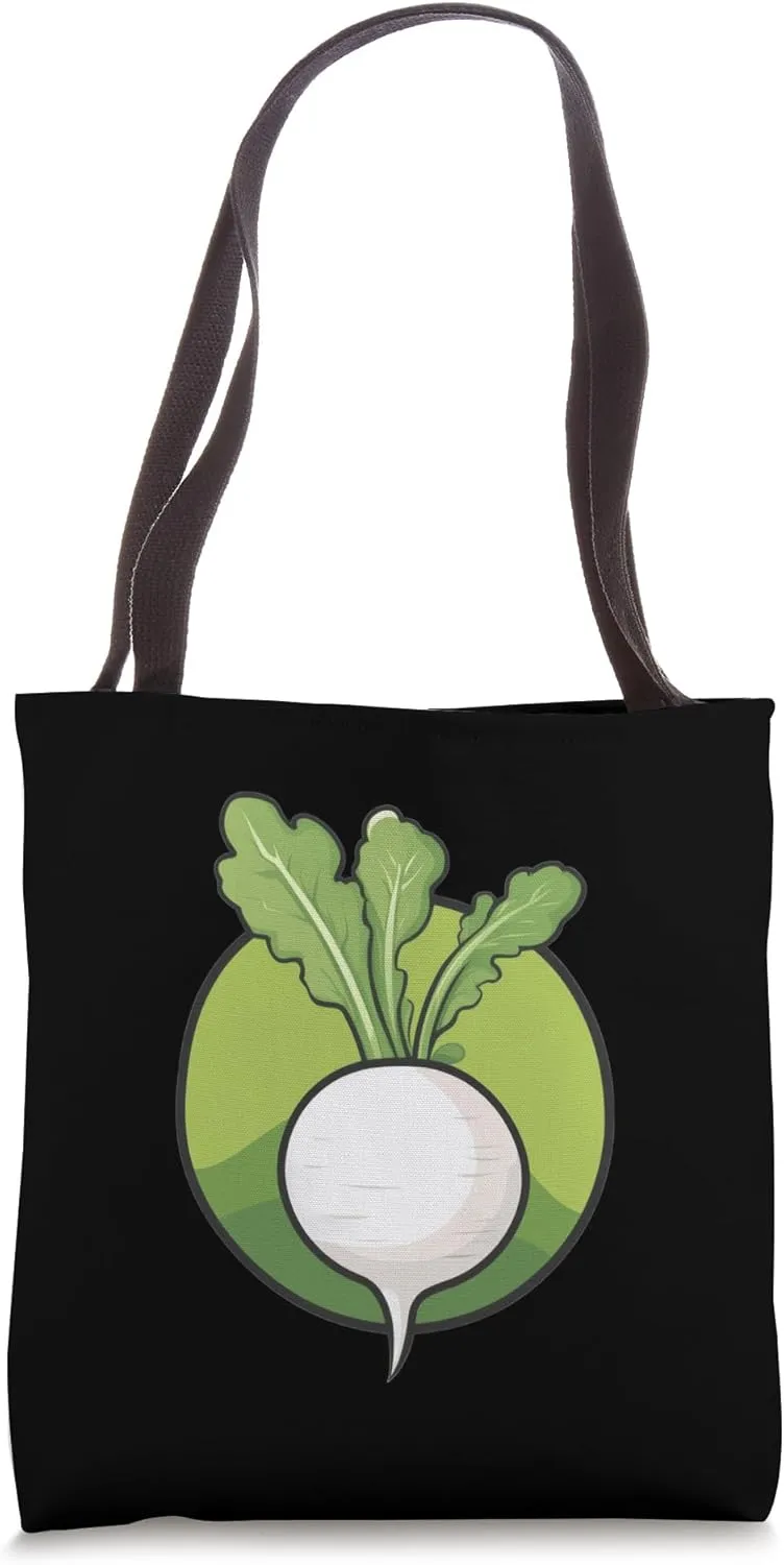 Turnip Round Logo Tote Bag
