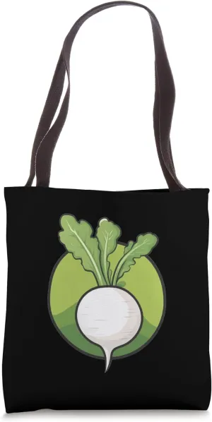 Turnip Round Logo Tote Bag