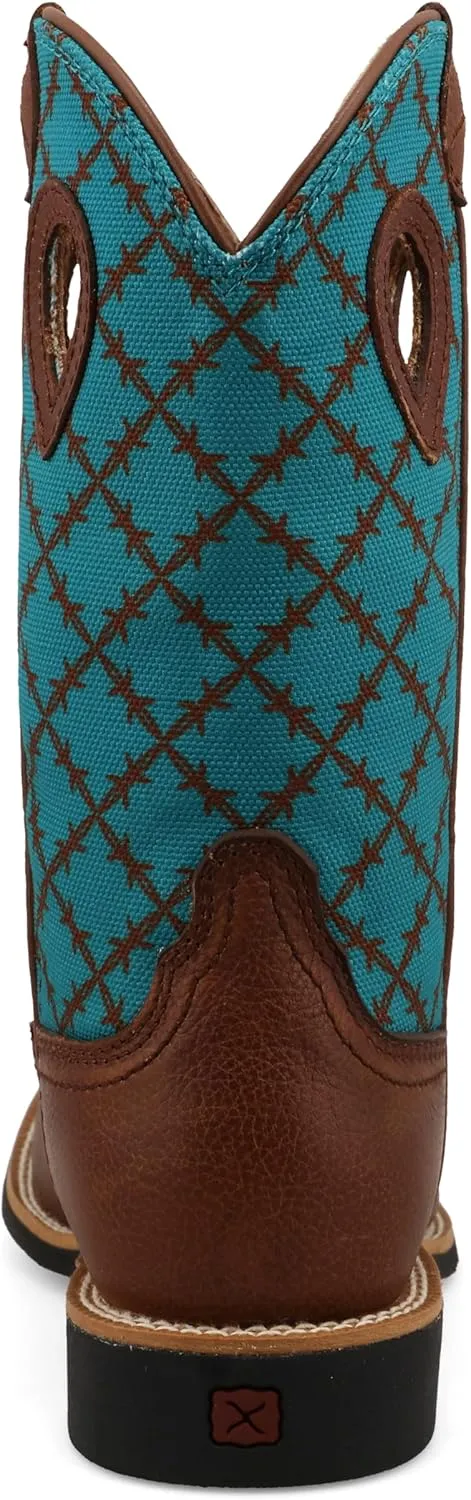 Twisted X Kid's Top Hand, Wide Square Toe