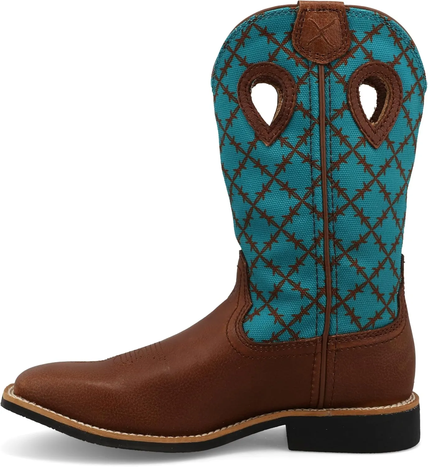 Twisted X Kid's Top Hand, Wide Square Toe
