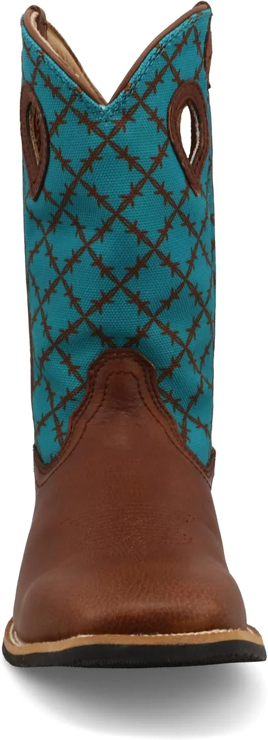 Twisted X Kid's Top Hand, Wide Square Toe