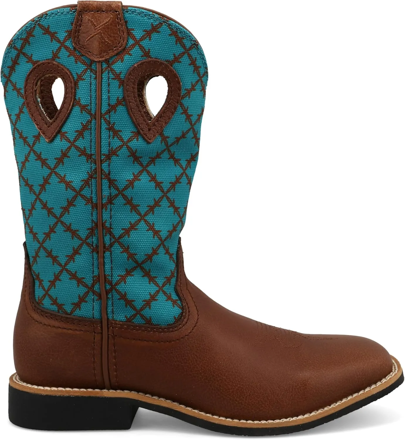 Twisted X Kid's Top Hand, Wide Square Toe