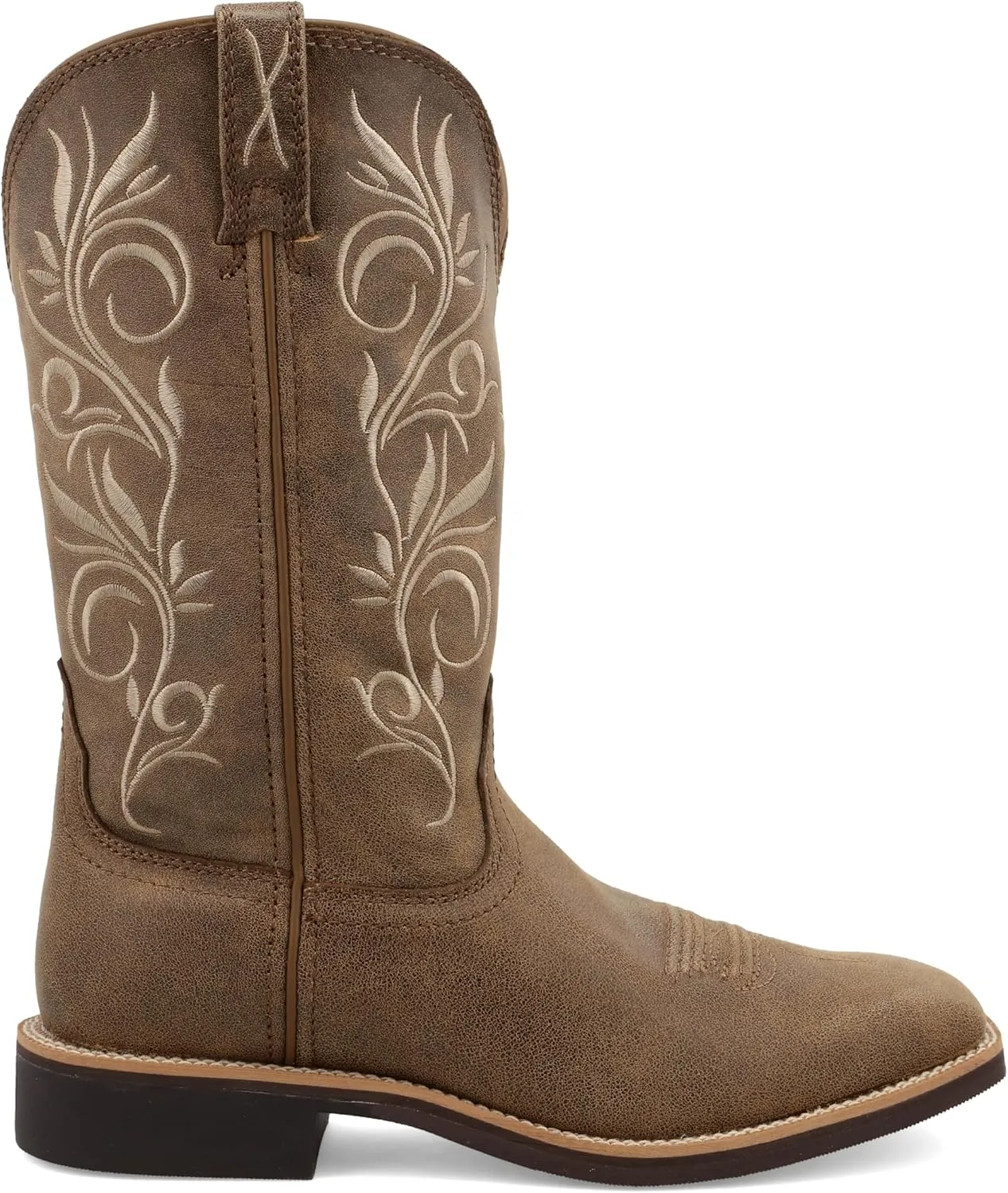 Twisted X Women's 11" Top Hand, Wide Square Toe