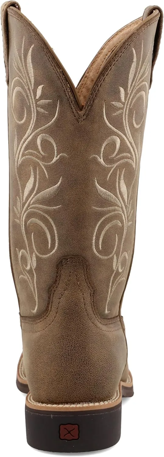 Twisted X Women's 11" Top Hand, Wide Square Toe