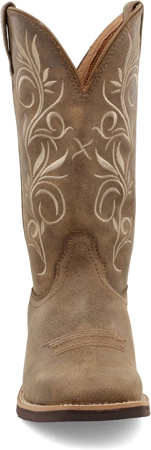 Twisted X Women's 11" Top Hand, Wide Square Toe