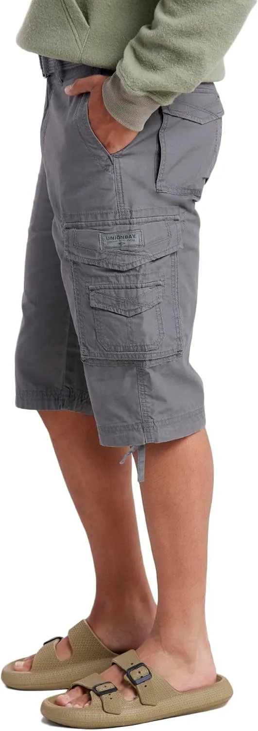 Unionbay Men's Cordova Belted Messenger Cargo Short - Reg and Big and Tall Sizes