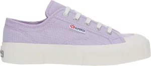 Unisex Low Cut Violet Lilla-F Avorio 2630 STRIPE Sneakers by SUPERGA IT