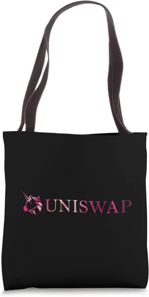 Uniswap UNI Cryptocurrency Logo Image Tote Bag