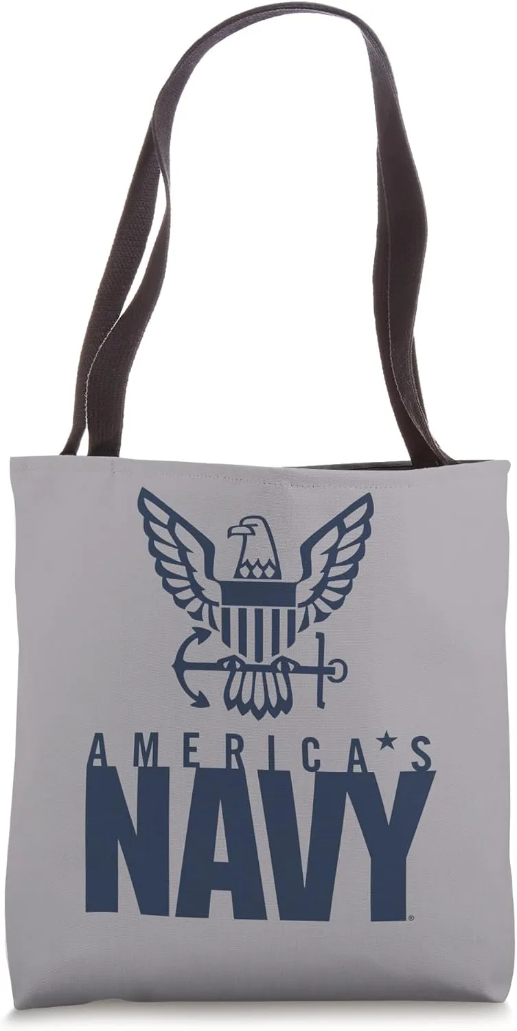 U.S. Navy Eagle Logo Tote Bag