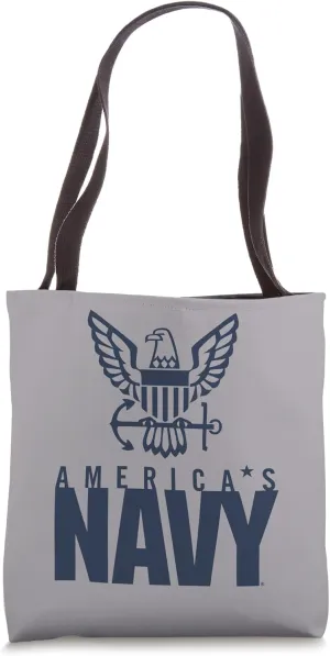 U.S. Navy Eagle Logo Tote Bag