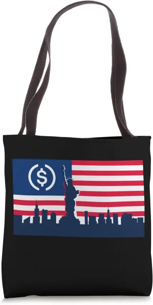 USD Coin USDC Cryptocurrency Image Logo Tote Bag