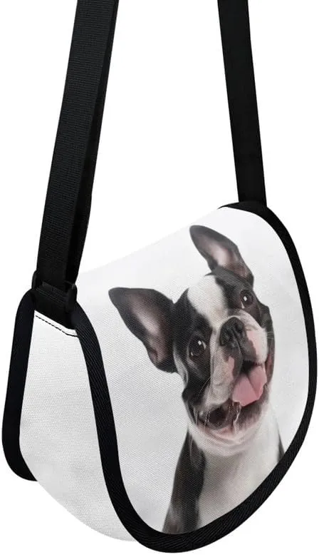 Uskorhein Tiger Horse Paw Jellyfish Crossbody Bags Cell Phone Purse for Women Man Sling Bag Leather Crossbody Sling Purse