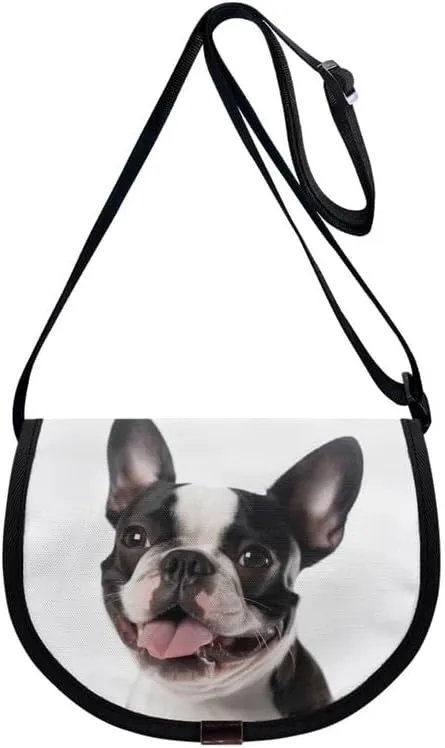 Uskorhein Tiger Horse Paw Jellyfish Crossbody Bags Cell Phone Purse for Women Man Sling Bag Leather Crossbody Sling Purse