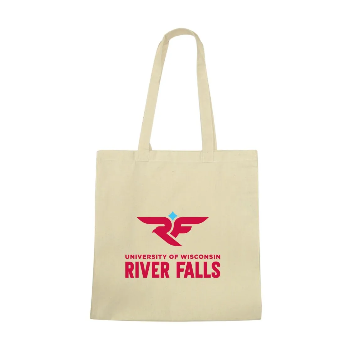 UWRF University of Wisconsin River Falls Falcons Institutional Tote Bag